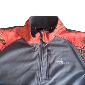 HABIT camo women’s soft shell jacket coat size LARGE